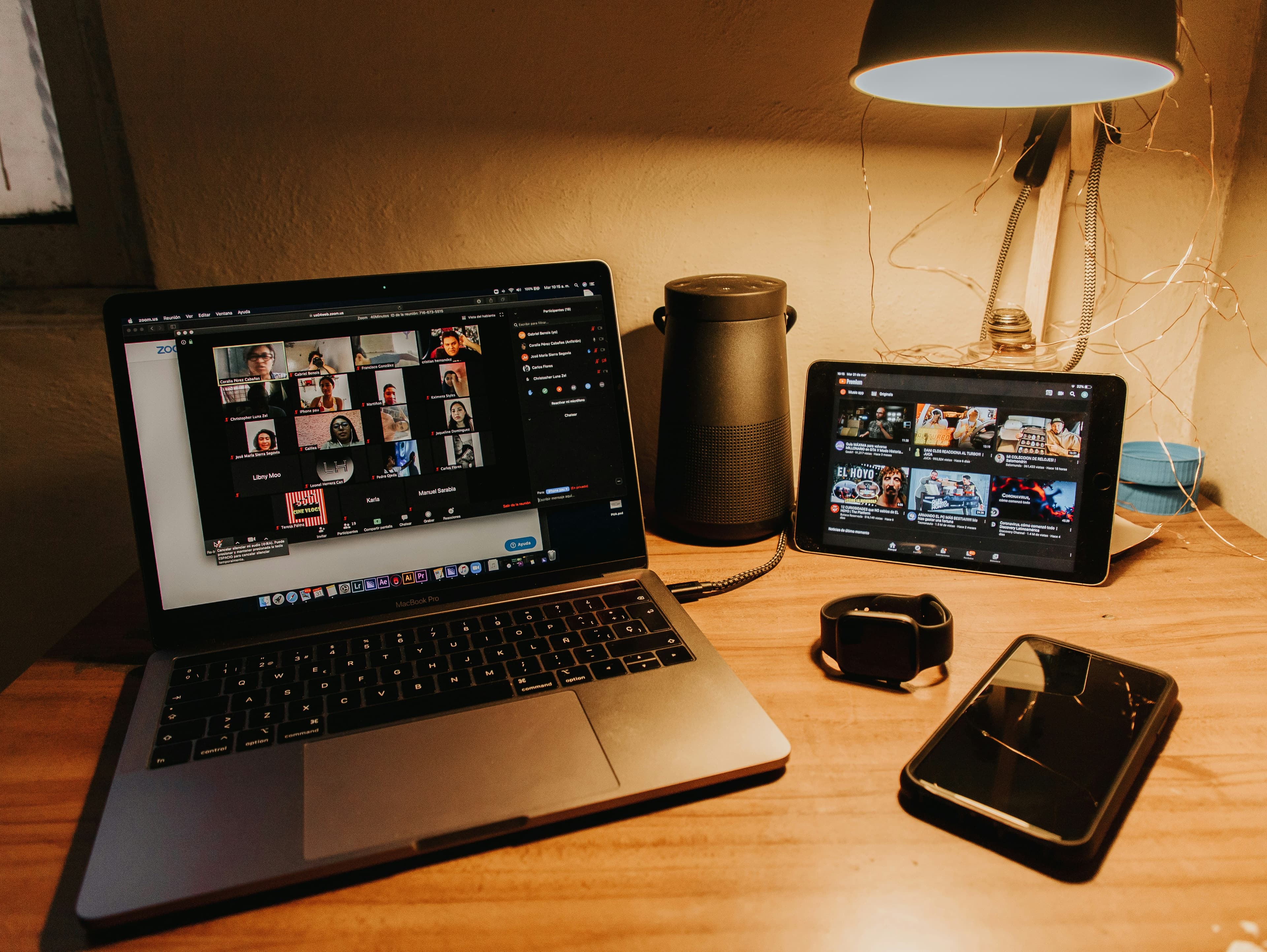 Entrepreneur working remotely